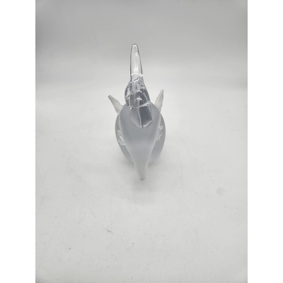 MCM Frosted Glass Horse head Bust. 6"x5"x2" - Picture 8 of 8